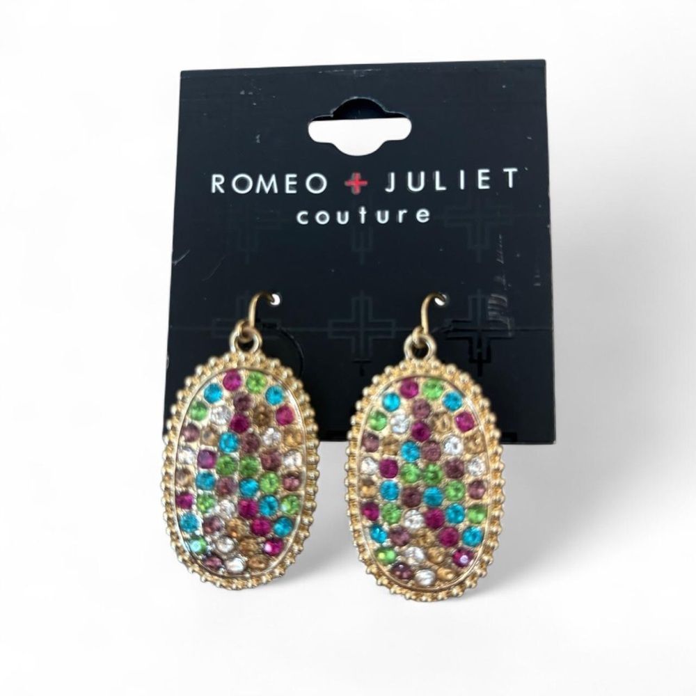 Romeo & Juliet Couture Vibrant Gemstone Earrings